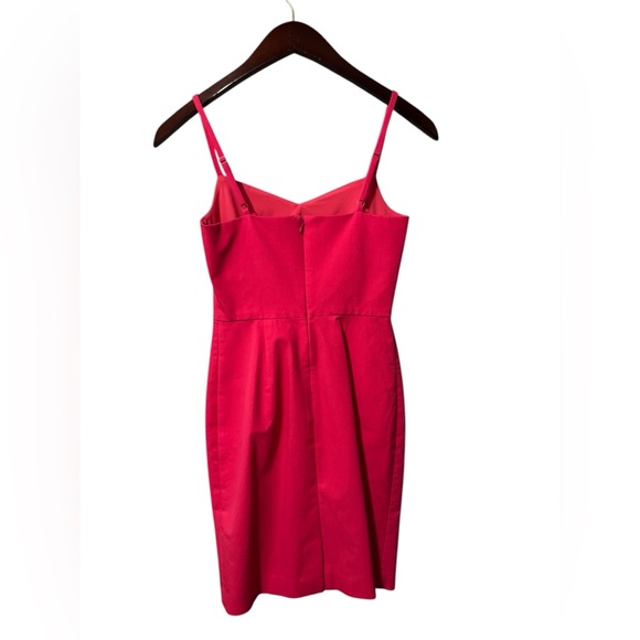 🎀Banana Republic Dress Womens 0 Petite Babydoll Hot Pink Coquette - Picture 3 of 5